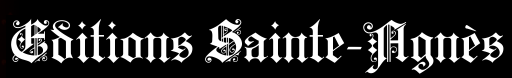 Editions Sainte-Agnès