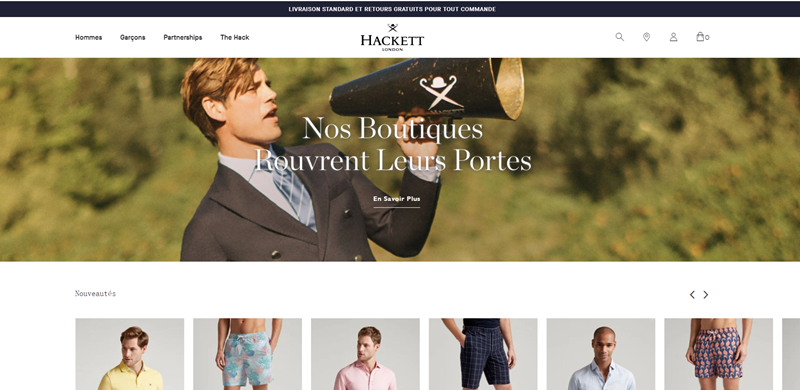 les codes promo Hackett