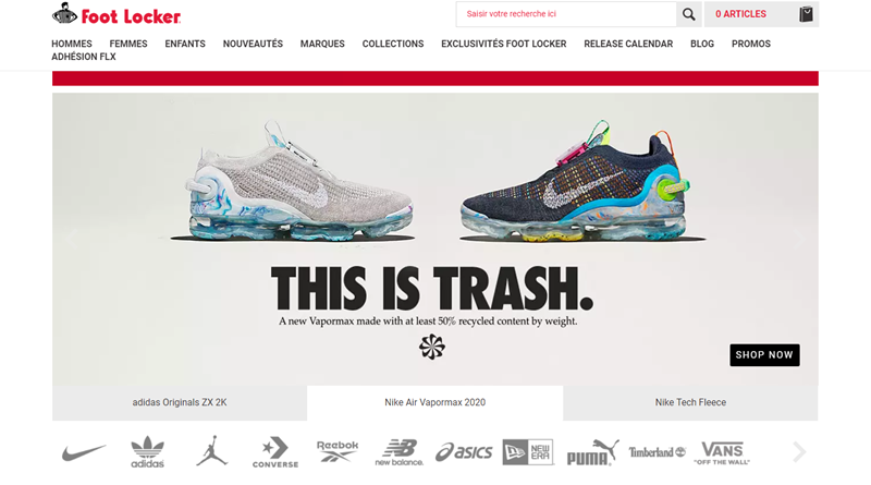 les codes promo Foot Locker