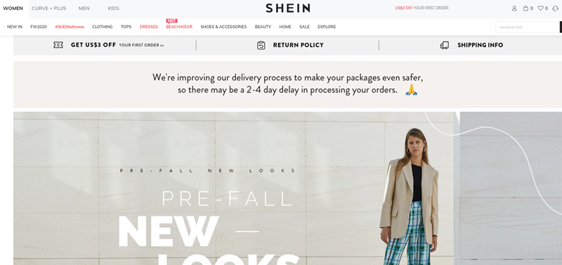 les codes promo SHEIN